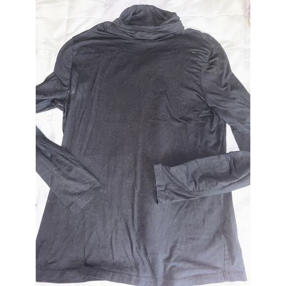 LANDS END black turtleneck top size M medium - Picture 1 of 2